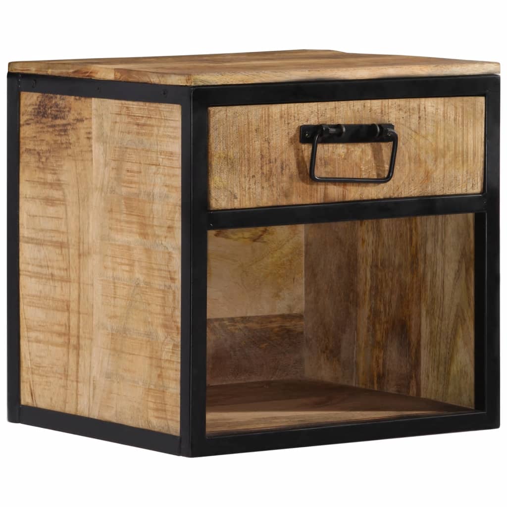 vidaXL Bedside Cabinet 40x35x40 cm Solid Wood Mango