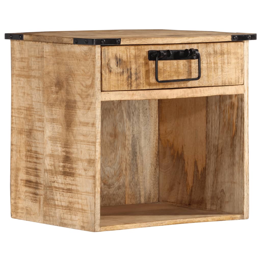 vidaXL Bedside Cabinet 40x30x37 cm Solid Wood Mango