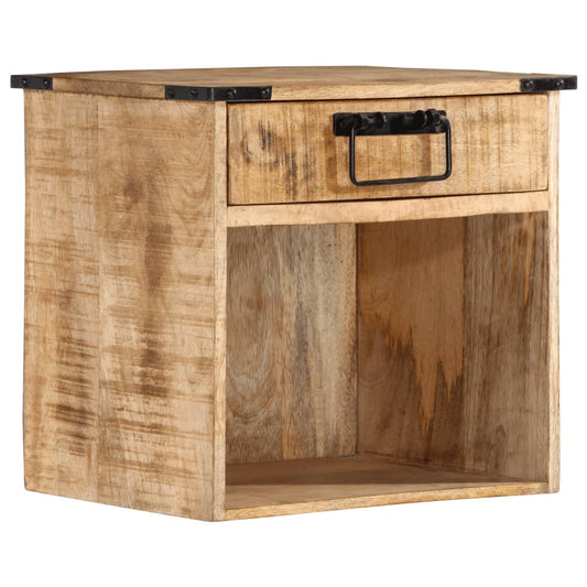 vidaXL Bedside Cabinet 40x30x37 cm Solid Wood Mango