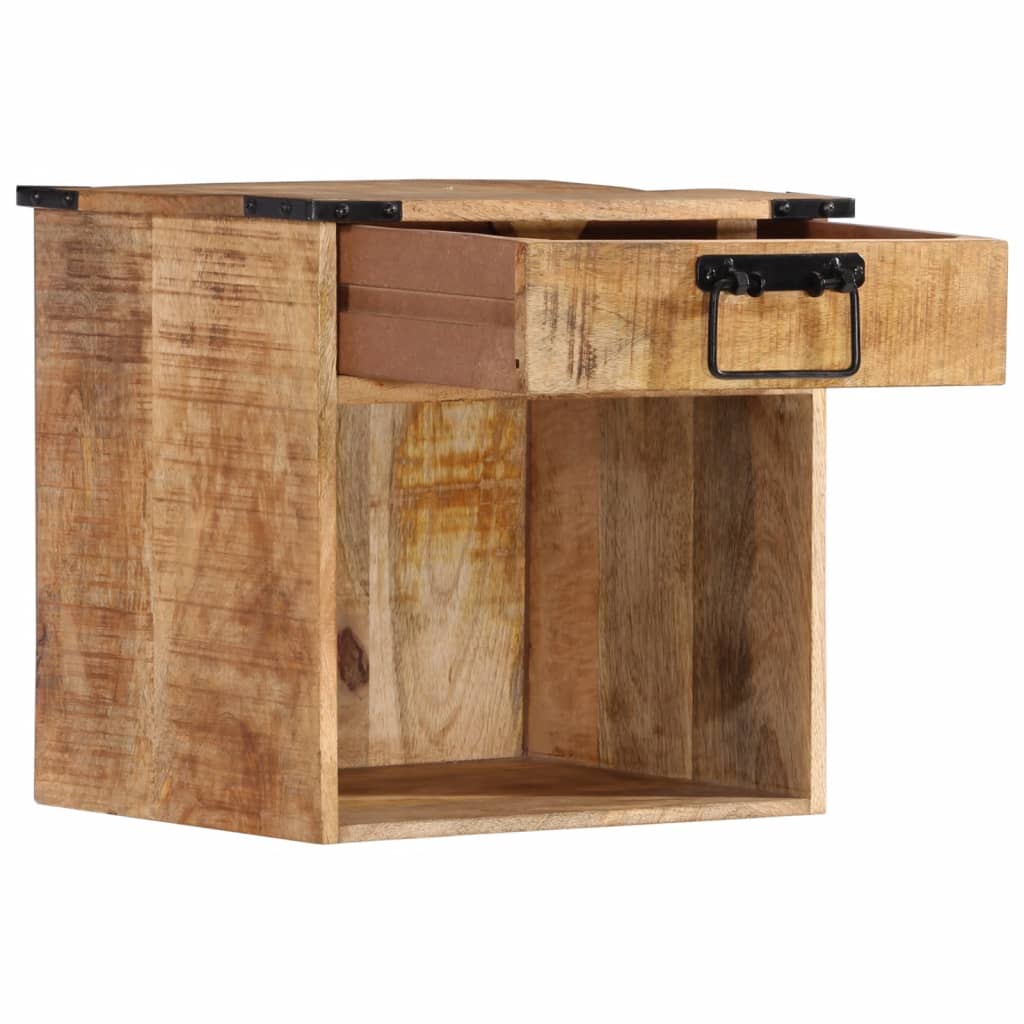 vidaXL Bedside Cabinet 40x30x37 cm Solid Wood Mango