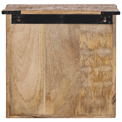 vidaXL Bedside Cabinet 40x30x37 cm Solid Wood Mango
