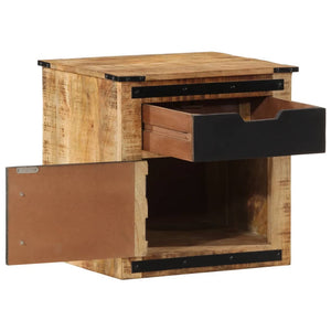 vidaXL Bedside Cabinet 45x40x45 cm Solid Wood Mango