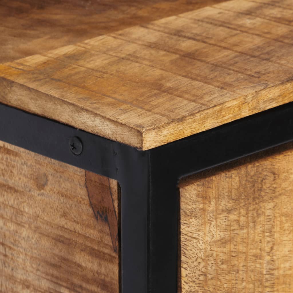vidaXL Bedside Cabinet 40x35x40 cm Solid Wood Mango