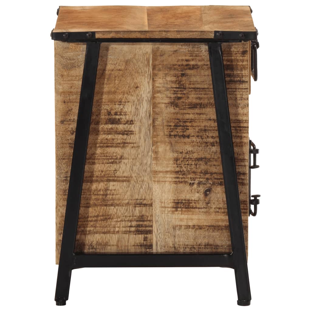 vidaXL Bedside Cabinet 40x30x42 cm Solid Wood Mango