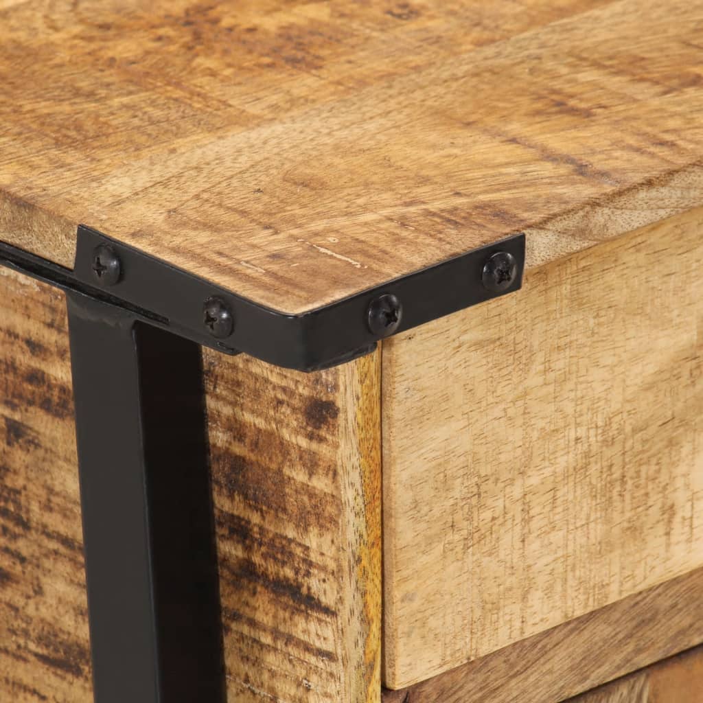 vidaXL Bedside Cabinet 40x30x42 cm Solid Wood Mango