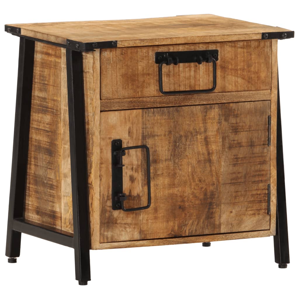vidaXL Bedside Cabinet 40x30x42 cm Solid Wood Mango