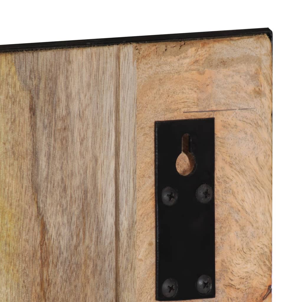 vidaXL Coat Rack 35x8x110 cm Solid Rough Wood Mango