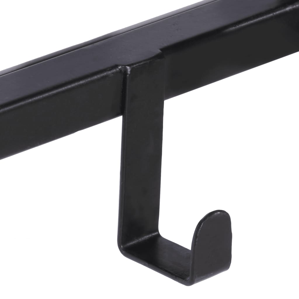 vidaXL Coat Rack 87x10x27 cm Solid Rough Wood Mango