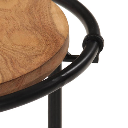 vidaXL Nesting Tables 3 pcs Solid Wood Acacia