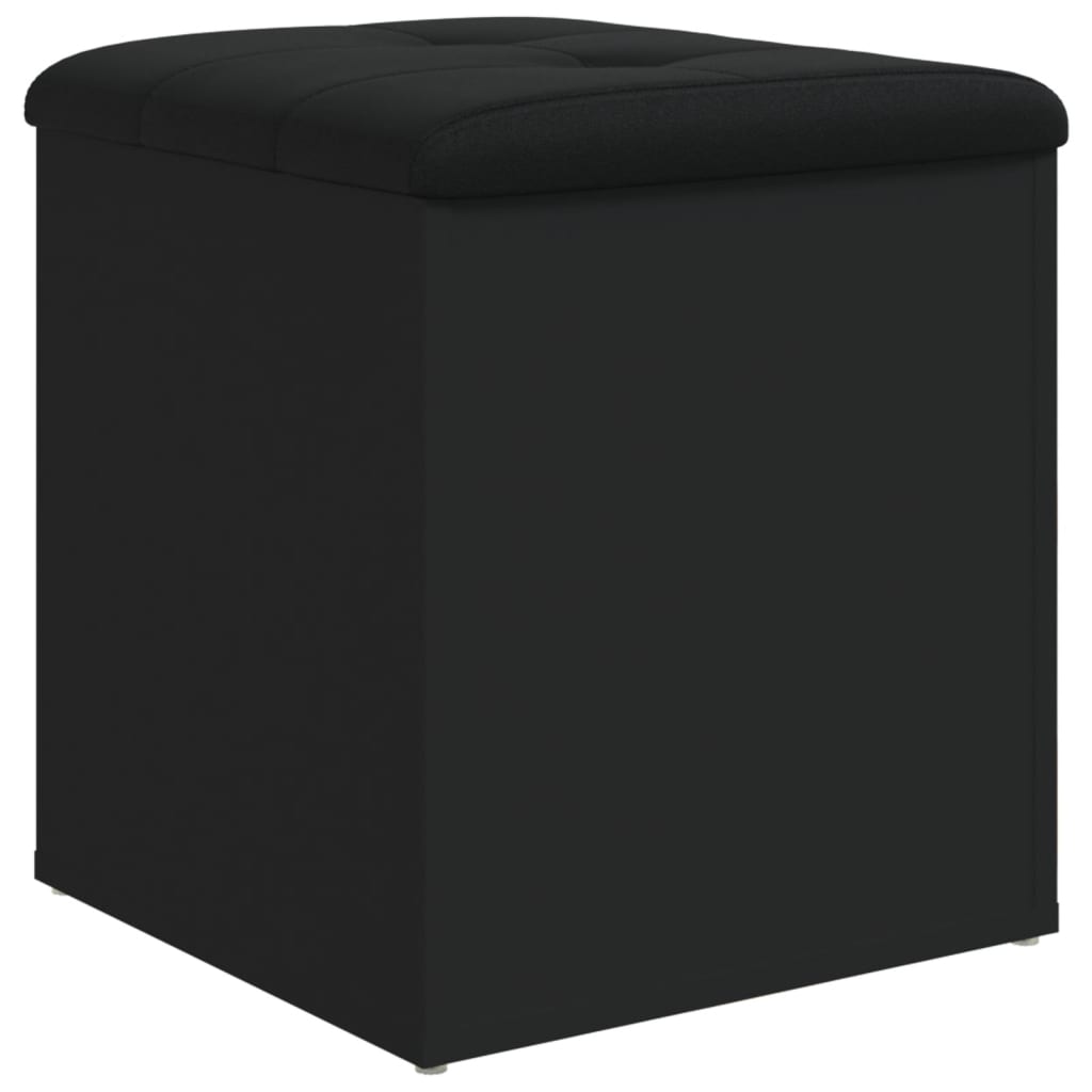 vidaXL Storage Bench Black 42x42x45 cm Engineered Wood