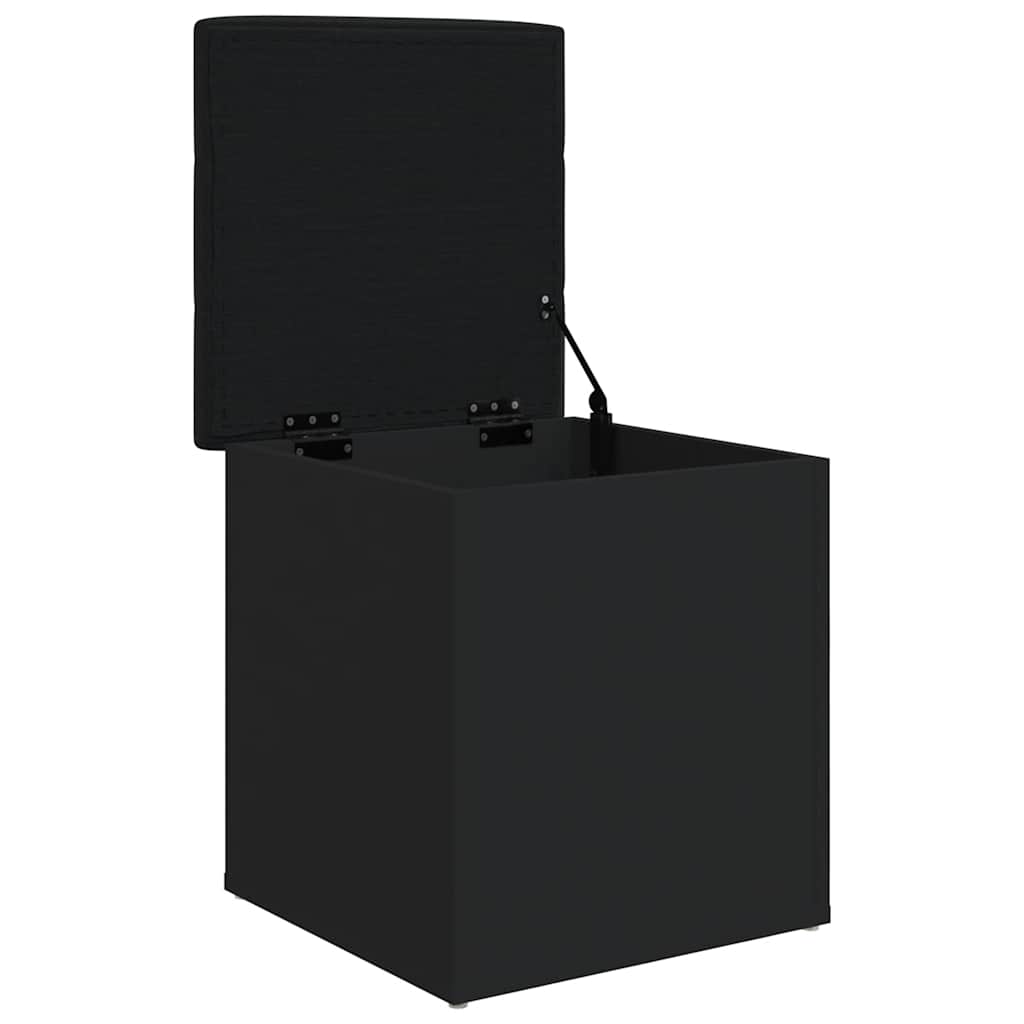vidaXL Storage Bench Black 42x42x45 cm Engineered Wood