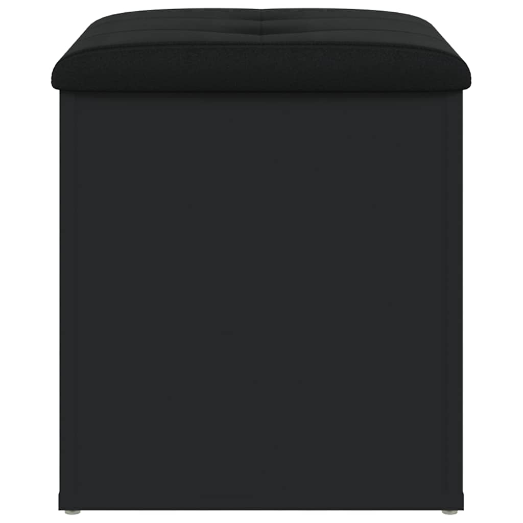vidaXL Storage Bench Black 42x42x45 cm Engineered Wood