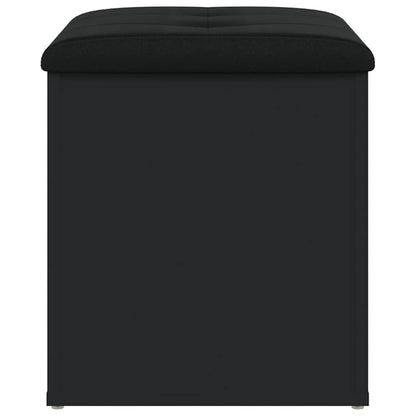 vidaXL Storage Bench Black 42x42x45 cm Engineered Wood