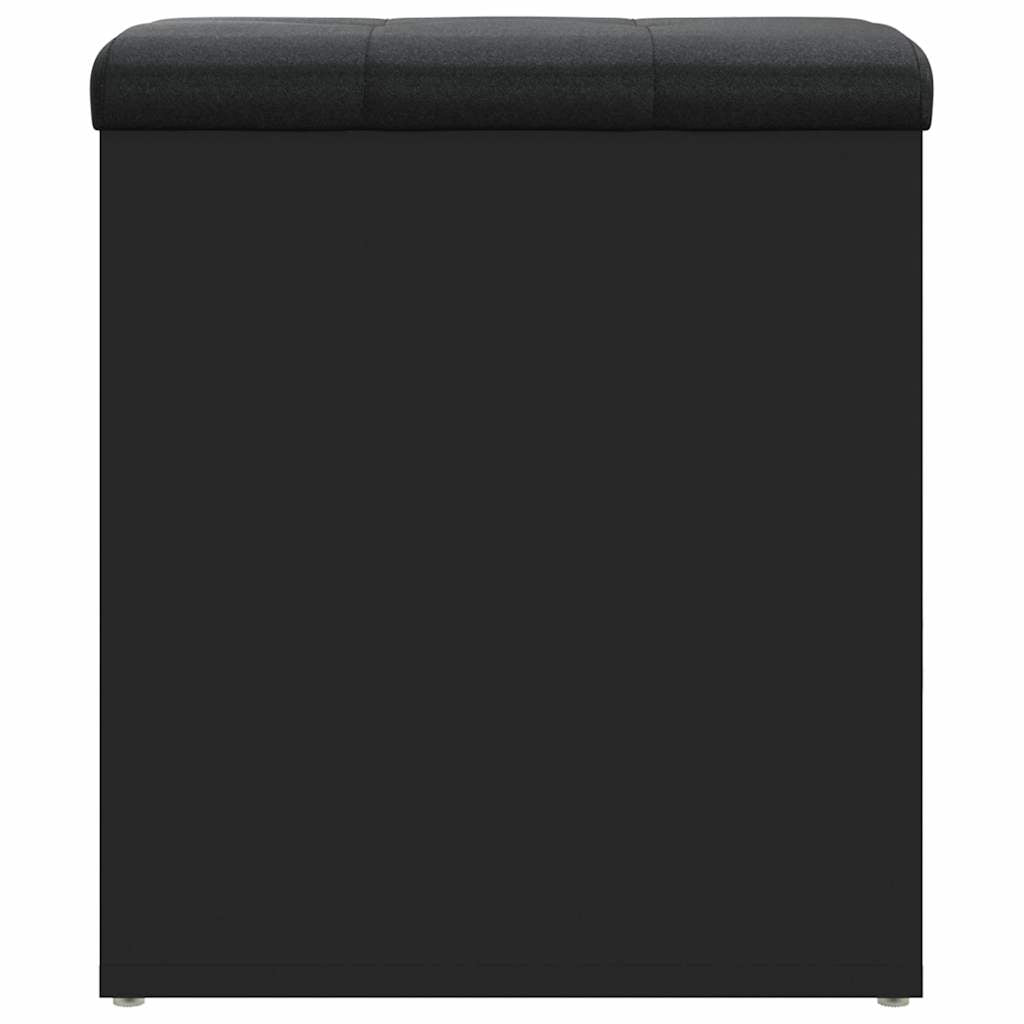 vidaXL Storage Bench Black 42x42x45 cm Engineered Wood