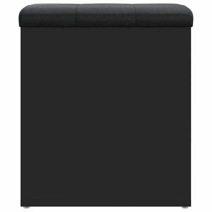 vidaXL Storage Bench Black 42x42x45 cm Engineered Wood