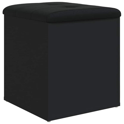 vidaXL Storage Bench Black 42x42x45 cm Engineered Wood