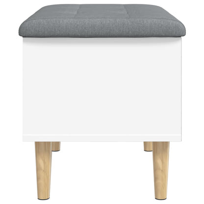 vidaXL Storage Bench White 62x42x46 cm Engineered Wood