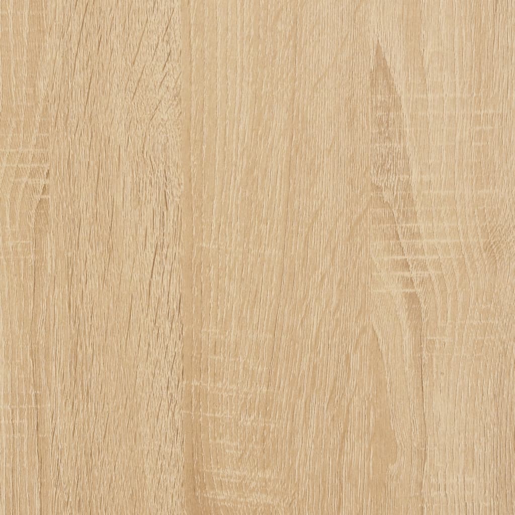 vidaXL Storage Bench Sonoma Oak 62x42x46 cm Engineered Wood