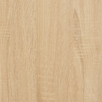 vidaXL Storage Bench Sonoma Oak 62x42x46 cm Engineered Wood