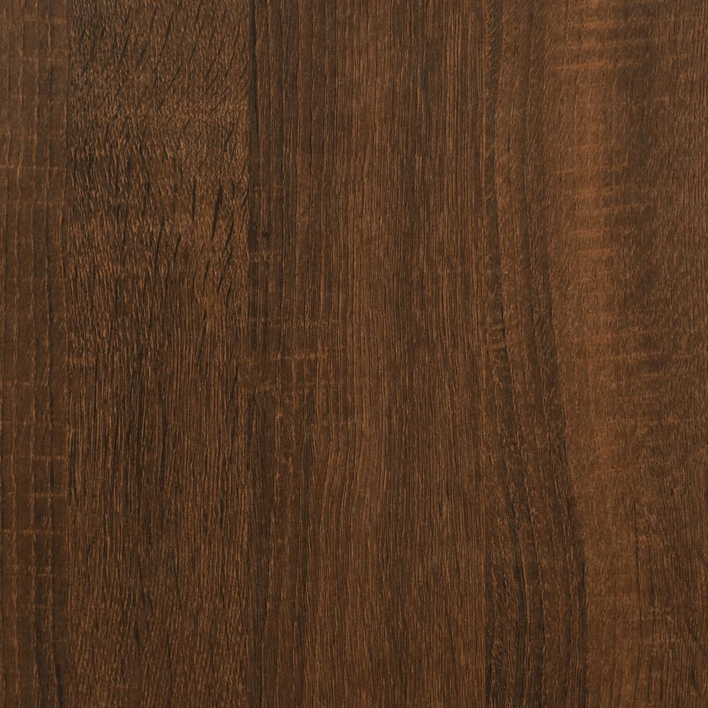 vidaXL Storage Bench Brown Oak 62x42x46 cm Engineered Wood