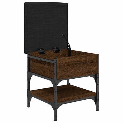 vidaXL Shoe Bench Brown Oak 42x42x45 cm Engineered Wood