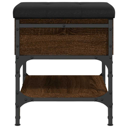 vidaXL Shoe Bench Brown Oak 42x42x45 cm Engineered Wood