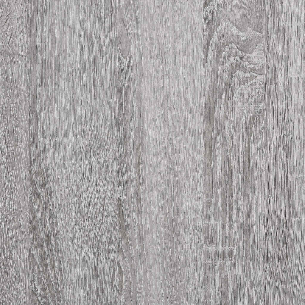 vidaXL Shoe Bench Grey Sonoma 62x42x45 cm Engineered Wood