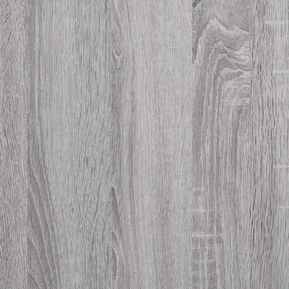 vidaXL Shoe Bench Grey Sonoma 62x42x45 cm Engineered Wood