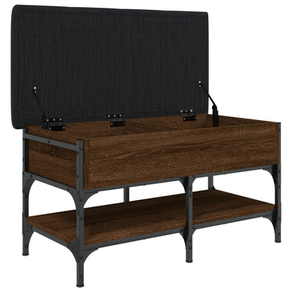 vidaXL Shoe Bench Brown Oak 82x42x45 cm Engineered Wood