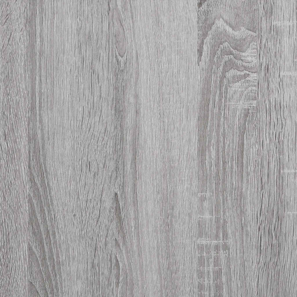 vidaXL Shoe Bench Grey Sonoma 102x42x45 cm Engineered Wood
