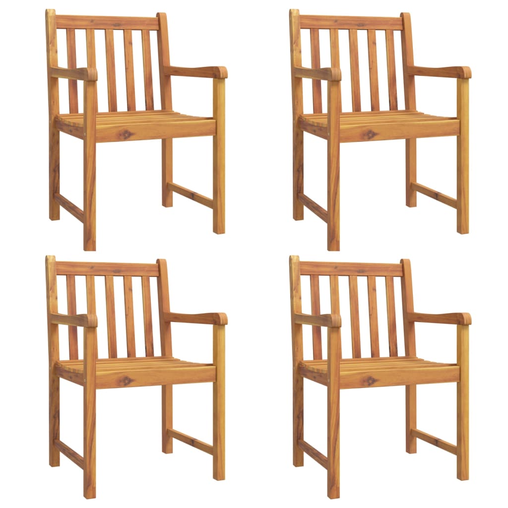 vidaXL 5 Piece Garden Dining Set Solid Wood Acacia