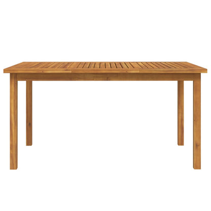 vidaXL 5 Piece Garden Dining Set Solid Wood Acacia