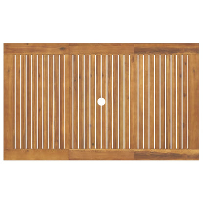 vidaXL 5 Piece Garden Dining Set Solid Wood Acacia