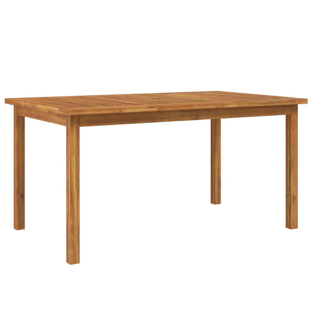 vidaXL 7 Piece Garden Dining Set Solid Wood Acacia