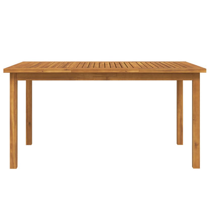 vidaXL 7 Piece Garden Dining Set Solid Wood Acacia