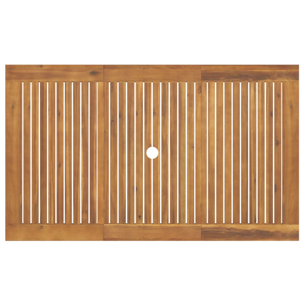 vidaXL 7 Piece Garden Dining Set Solid Wood Acacia