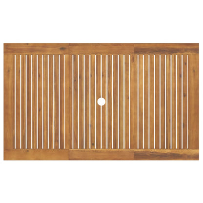vidaXL 7 Piece Garden Dining Set Solid Wood Acacia