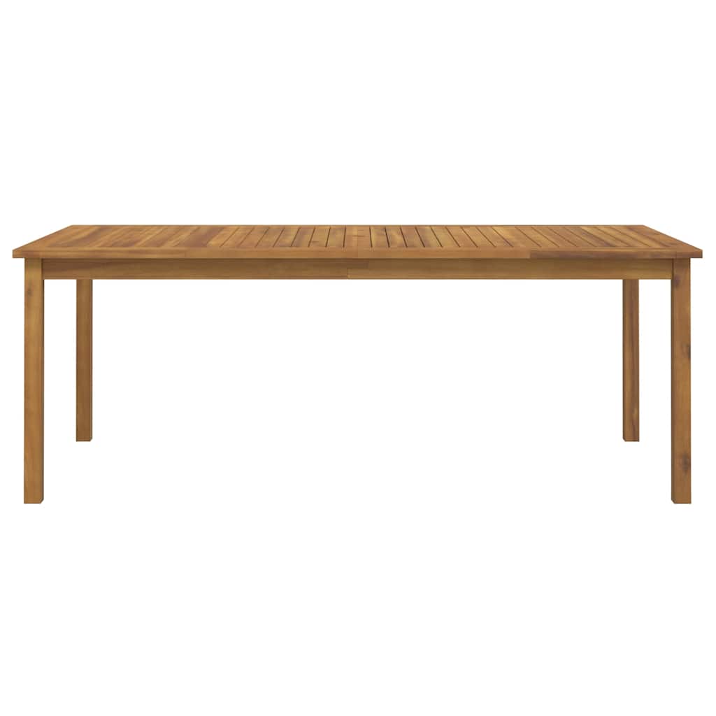 vidaXL 9 Piece Garden Dining Set Solid Wood Acacia