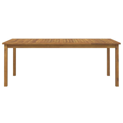 vidaXL 9 Piece Garden Dining Set Solid Wood Acacia