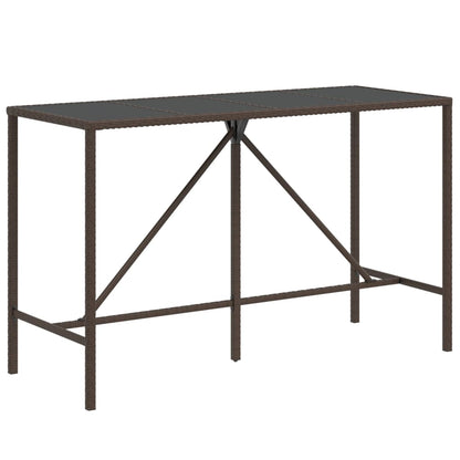 vidaXL Garden Bar Set | Brown, Black, Cream White