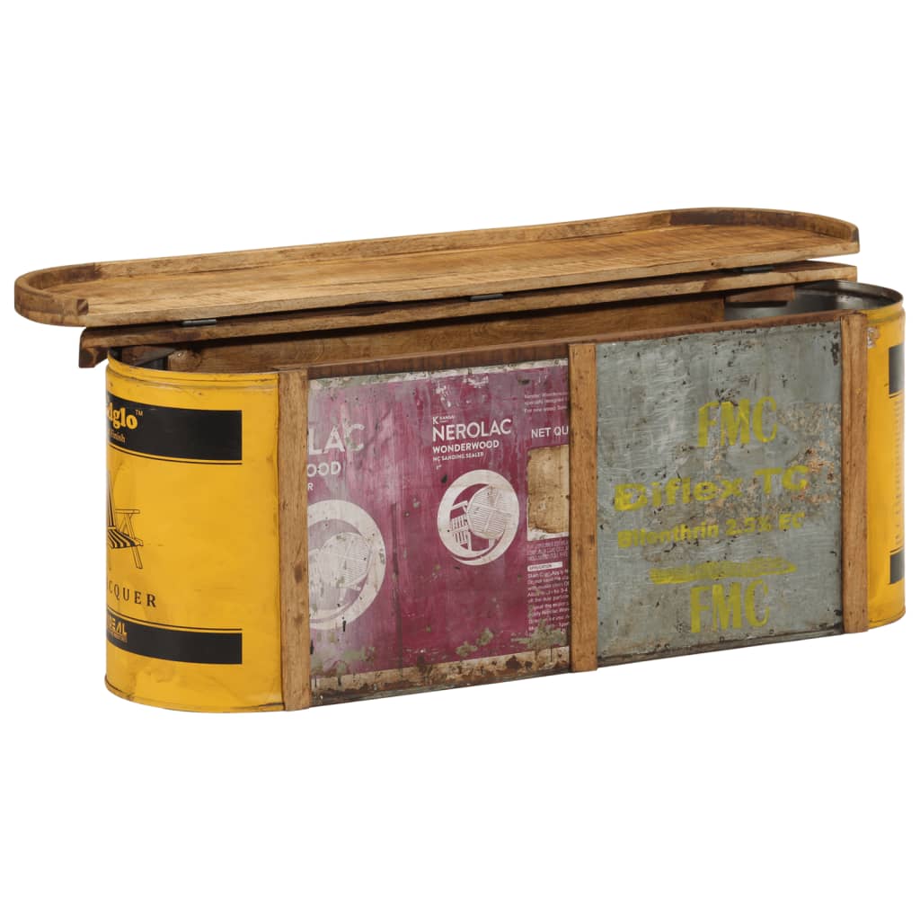 vidaXL Storage Bench/Sideboard 120x30x40 cm Solid Wood Reclaimed
