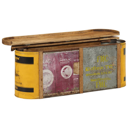 vidaXL Storage Bench/Sideboard 120x30x40 cm Solid Wood Reclaimed