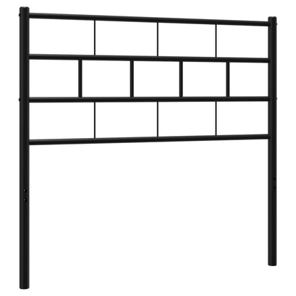 vidaXL Metal Replace Headboard Black 75 cm