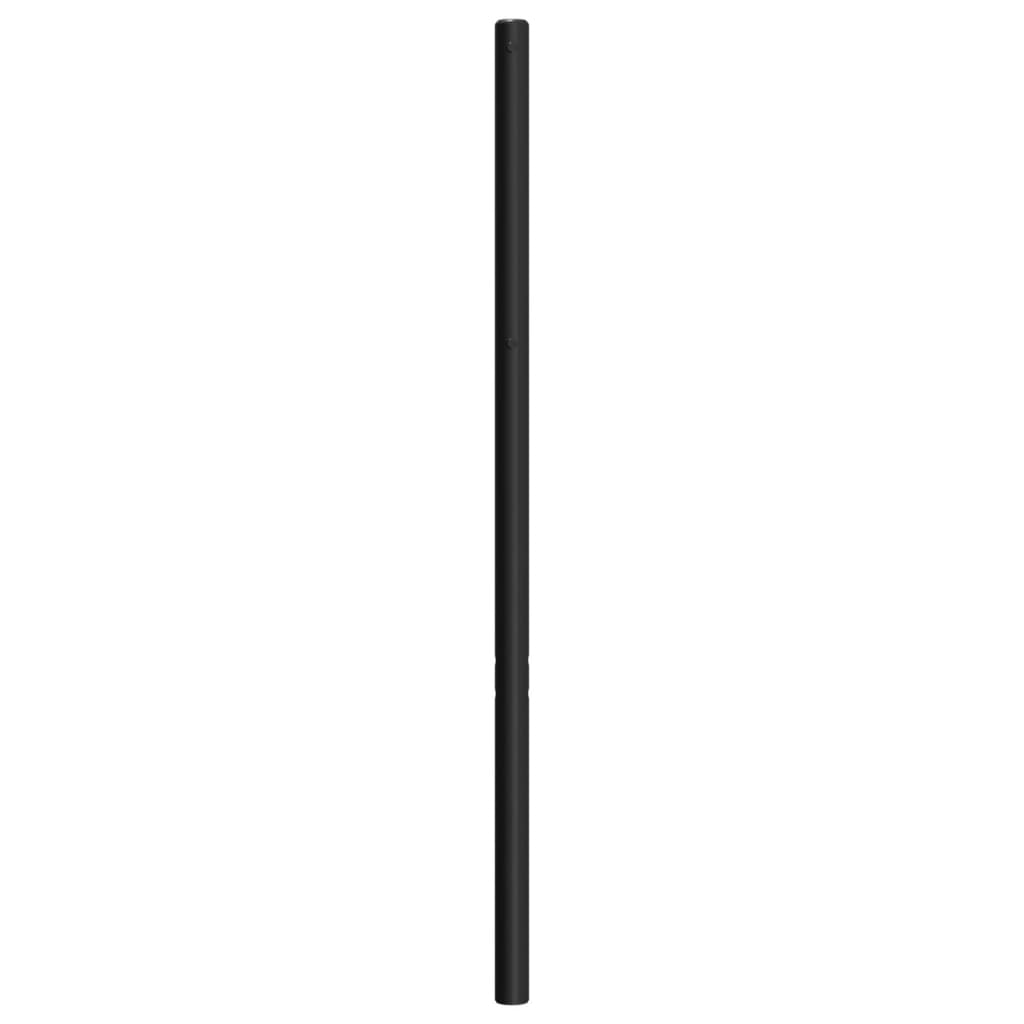vidaXL Metal Replace Headboard Black 75 cm