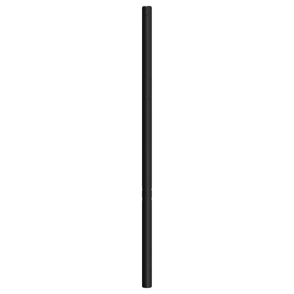 vidaXL Metal Replace Headboard Black 160 cm