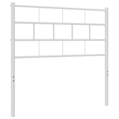 vidaXL Metal Replace Headboard White 75 cm