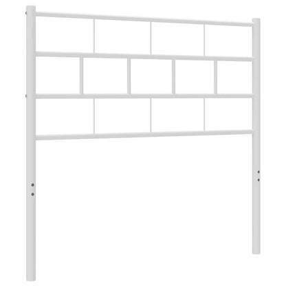 vidaXL Metal Replace Headboard White 80 cm
