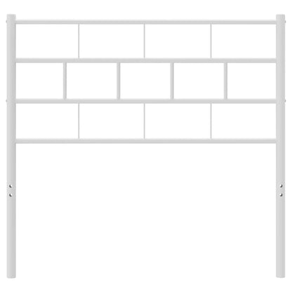 vidaXL Metal Replace Headboard White 80 cm