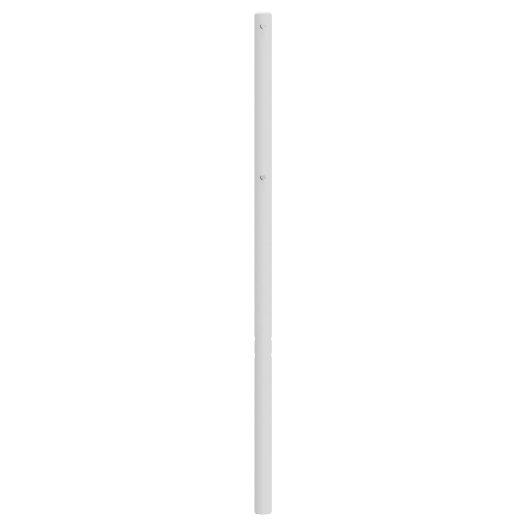 vidaXL Metal Replace Headboard White 80 cm