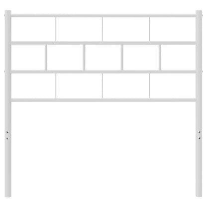 vidaXL Metal Replace Headboard White 107 cm